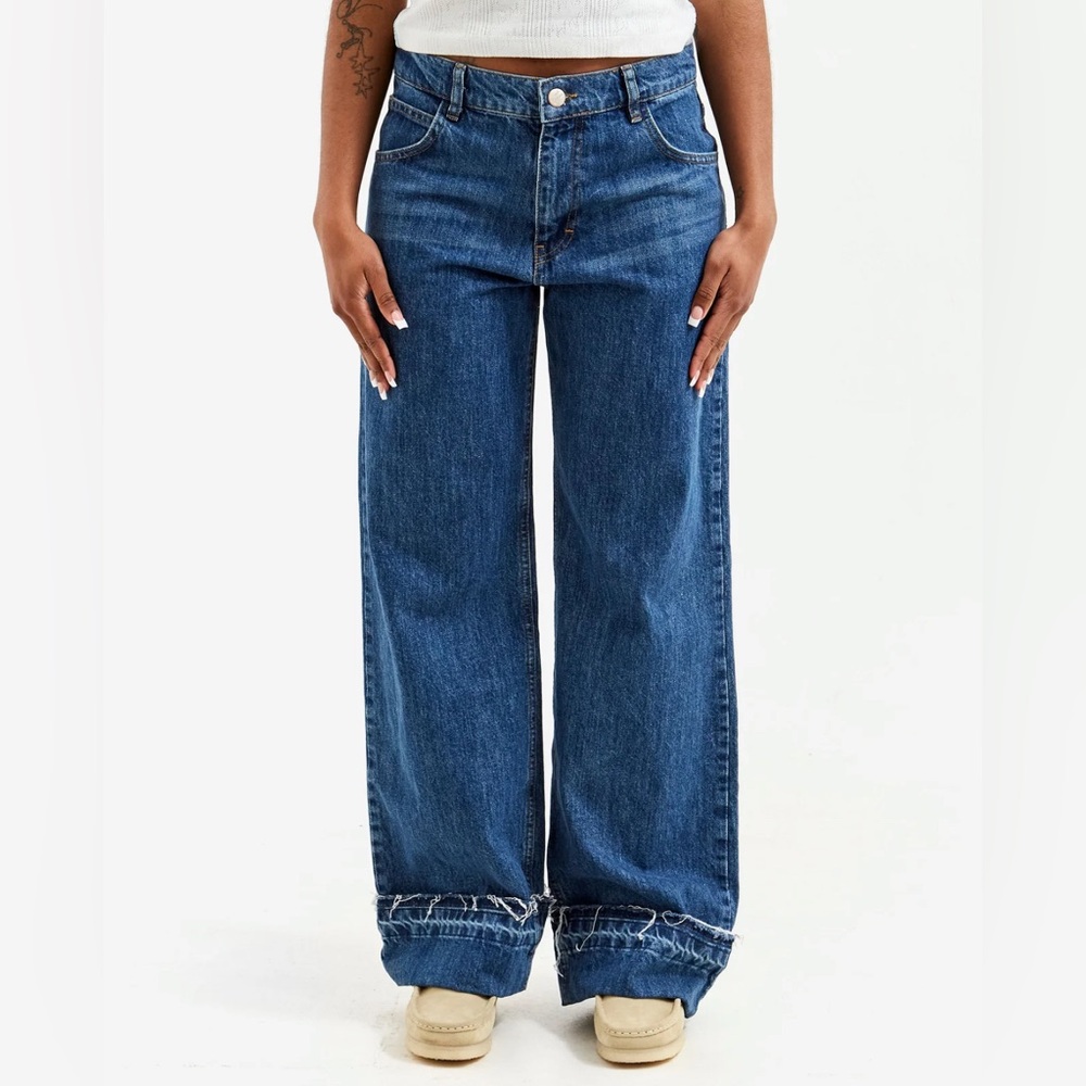 Women's Blue Flare & Wide Leg Jeans